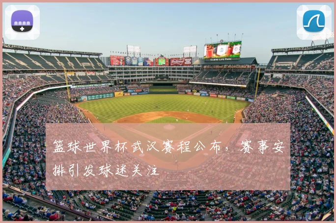 篮球世界杯武汉赛程公布,赛事安排引发球迷关注